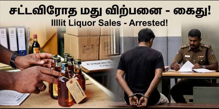 பார்களில் சட்ட விரோதமாக மதுபாட்டில்கள் விற்பனை செய்த 16 பேர் கைது: சென்னை பெருநகர காவல்துறை...
